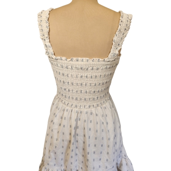 MADEWELL "Lucie" Smocked Textural Clipdot Sundress - Size M - Picture 9 of 14